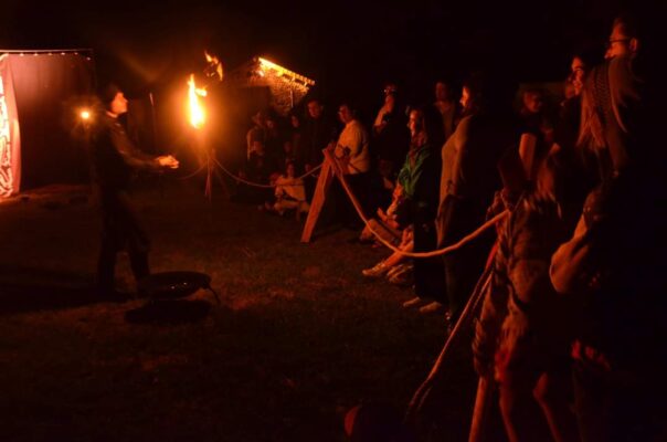 spectacle de feu la flammeche