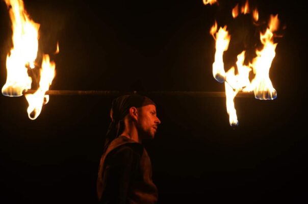 spectacle de feu la flammeche