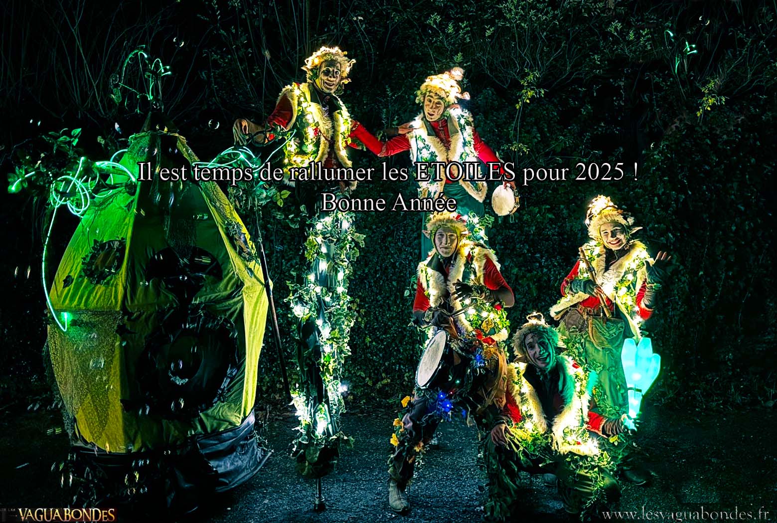 Bonne Année des luperons LUMINEUX pour 2025