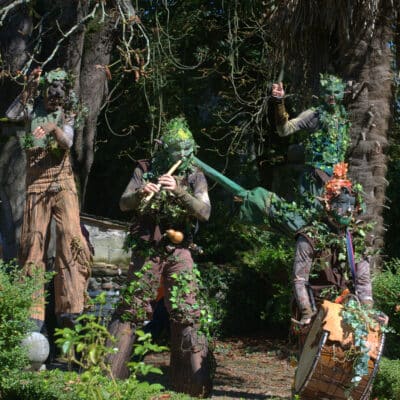 les esprits de la Forêt echassier au château d'Assat